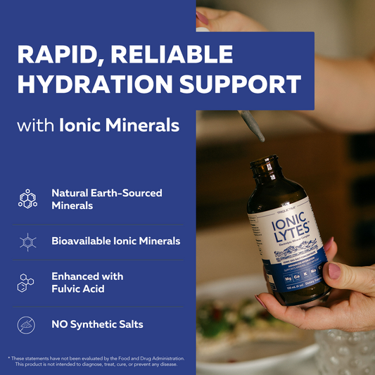 Ionic Lytes™ Electrolyte Mineral Complex with Fulvic & Humic Acid - Liquid