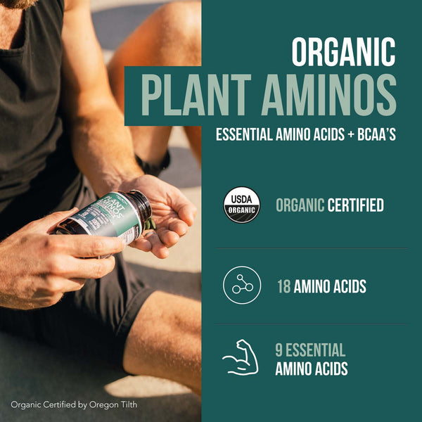 Triquetra Health Organic Plant Aminos® Essential Amino Acids (360 ct)