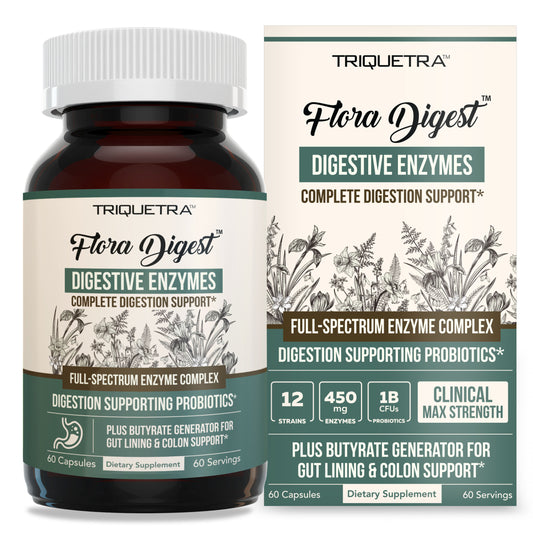 Flora Digest – Digestive Enzymes Plus Probiotics