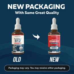 BioActive B12 (1000 mcg) Liquid: Vitamin B12 Plus L-Methylfolate
