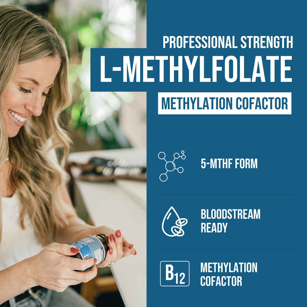 L-Methylfolate (7.5 mg) Plus Methyl B12 Capsules