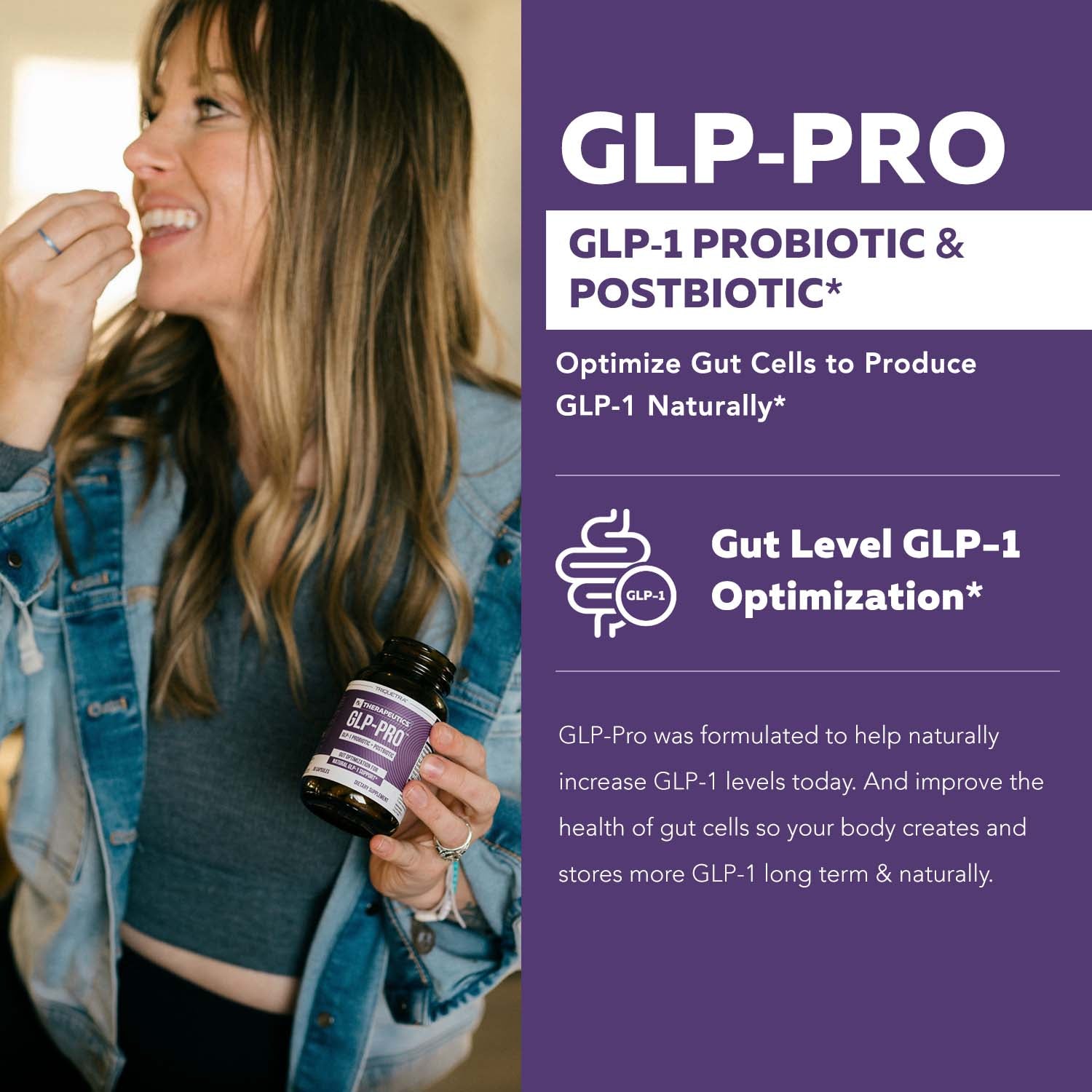 GLP-Pro | GLP-1 Probiotic & Postbiotic*