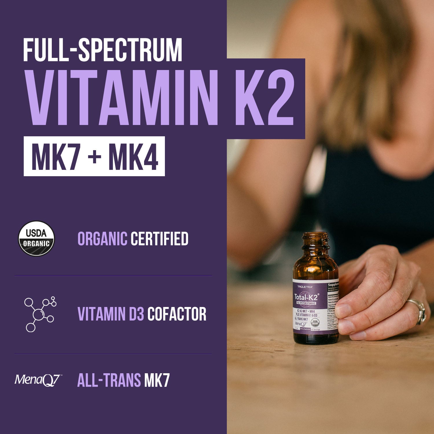 Total K2: Full-Spectrum Vitamin K2 (Liquid)