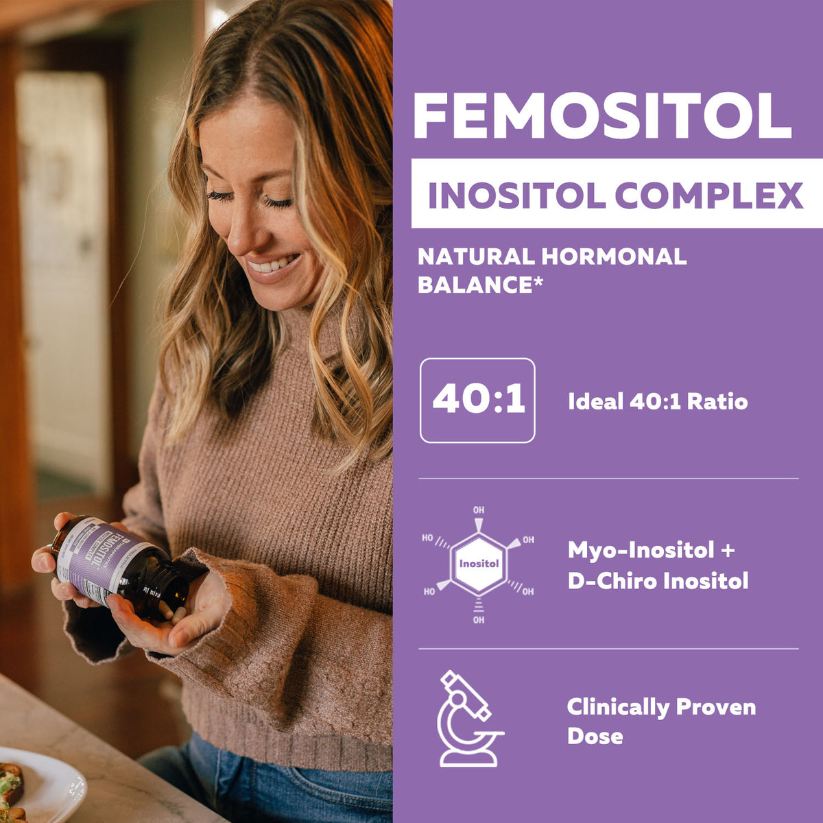 Femositol Capsules - Inositol Complex - Triquetra™