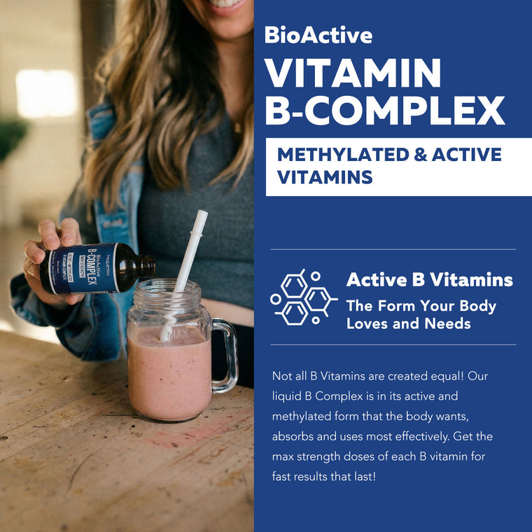BioActive Vitamin B Complex Liquid (8 oz)