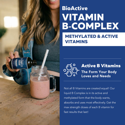 BioActive Vitamin B Complex Liquid (8 oz)