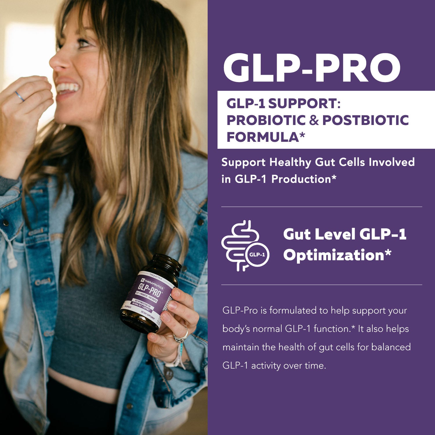 GLP-Pro | GLP-1 Probiotic & Postbiotic*