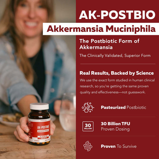 AK-Postbio: Akkermansia Probiotic 30 Billion TFU