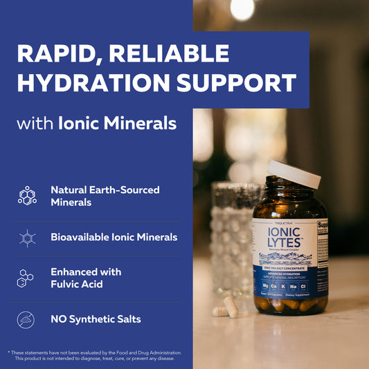 Ionic Lytes™ Electrolyte Mineral Complex with Fulvic & Humic Acid - Capsule