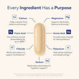 Ionic Lytes™ Electrolyte Mineral Complex with Fulvic & Humic Acid - Capsules