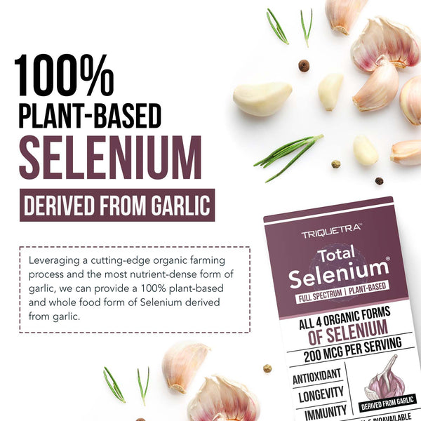 Total Selenium - 200 mcg, Plant-Based Selenium