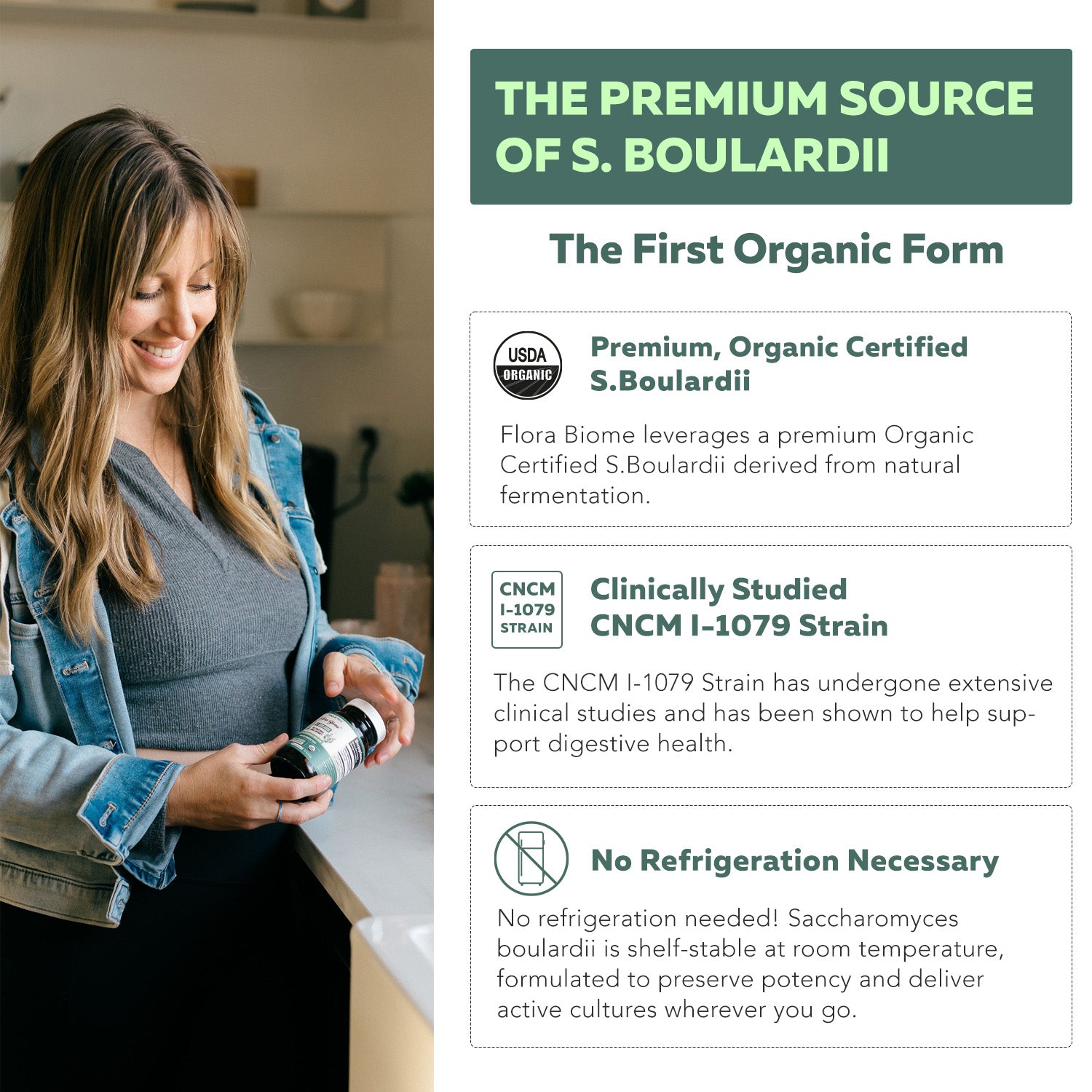 Organic Saccharomyces Boulardii - 10 Billion CFU