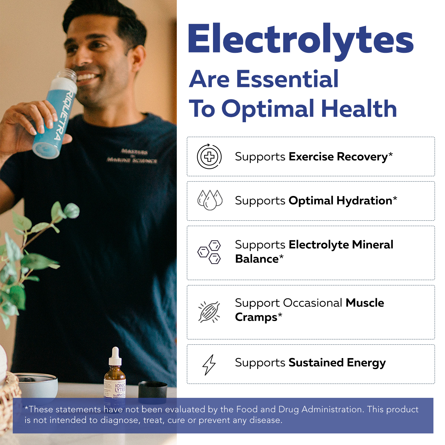 Ionic Lytes™ Electrolyte Mineral Complex with Fulvic & Humic Acid - Liquid