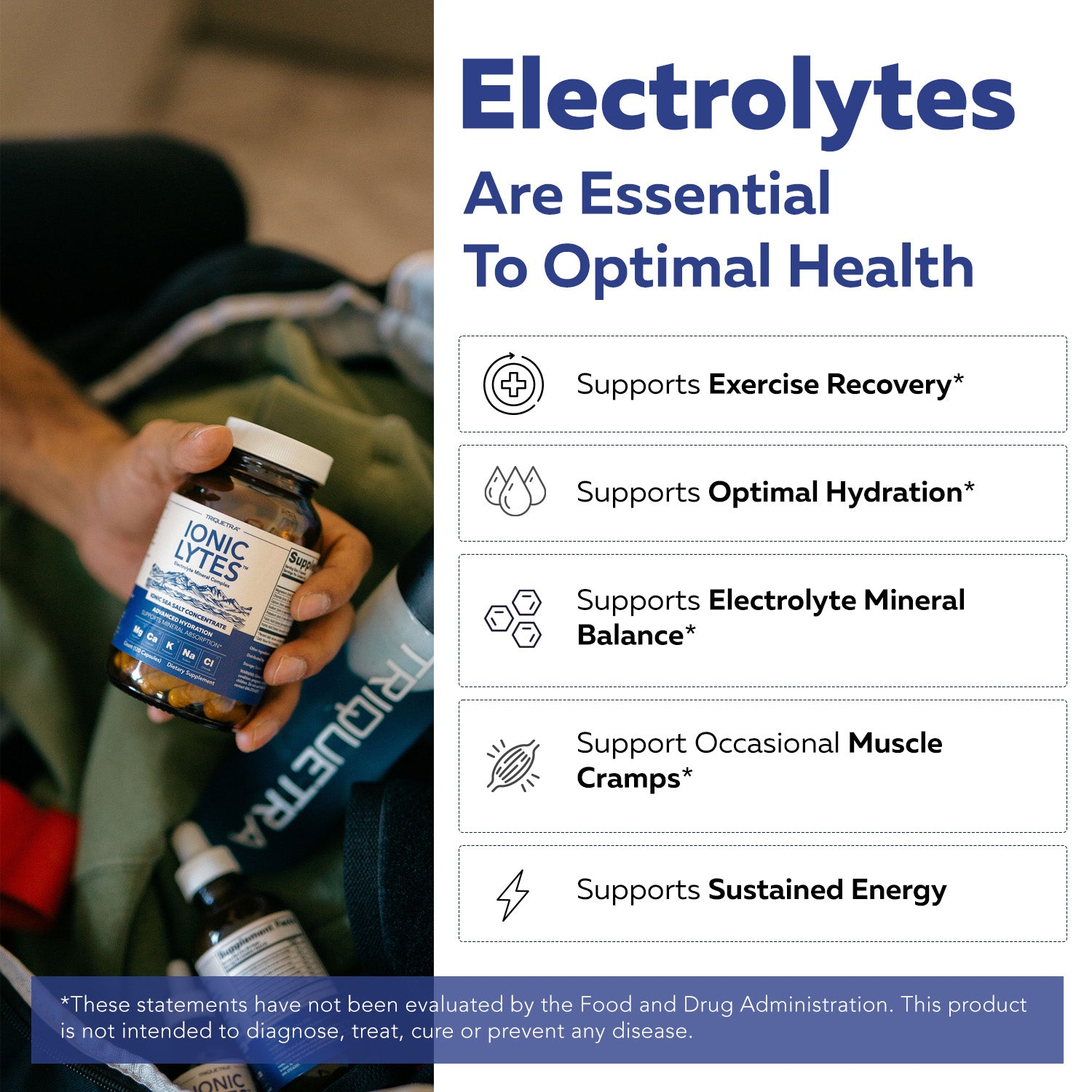 Ionic Lytes™ Electrolyte Mineral Complex with Fulvic & Humic Acid - Capsule