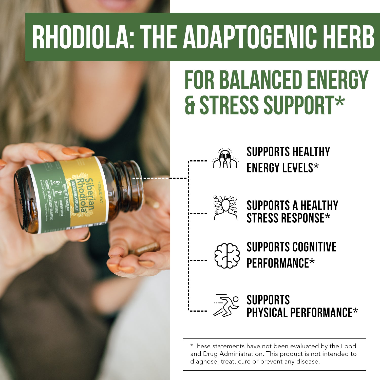 Siberian Rhodiola (Rhodiola Rosea Extract)