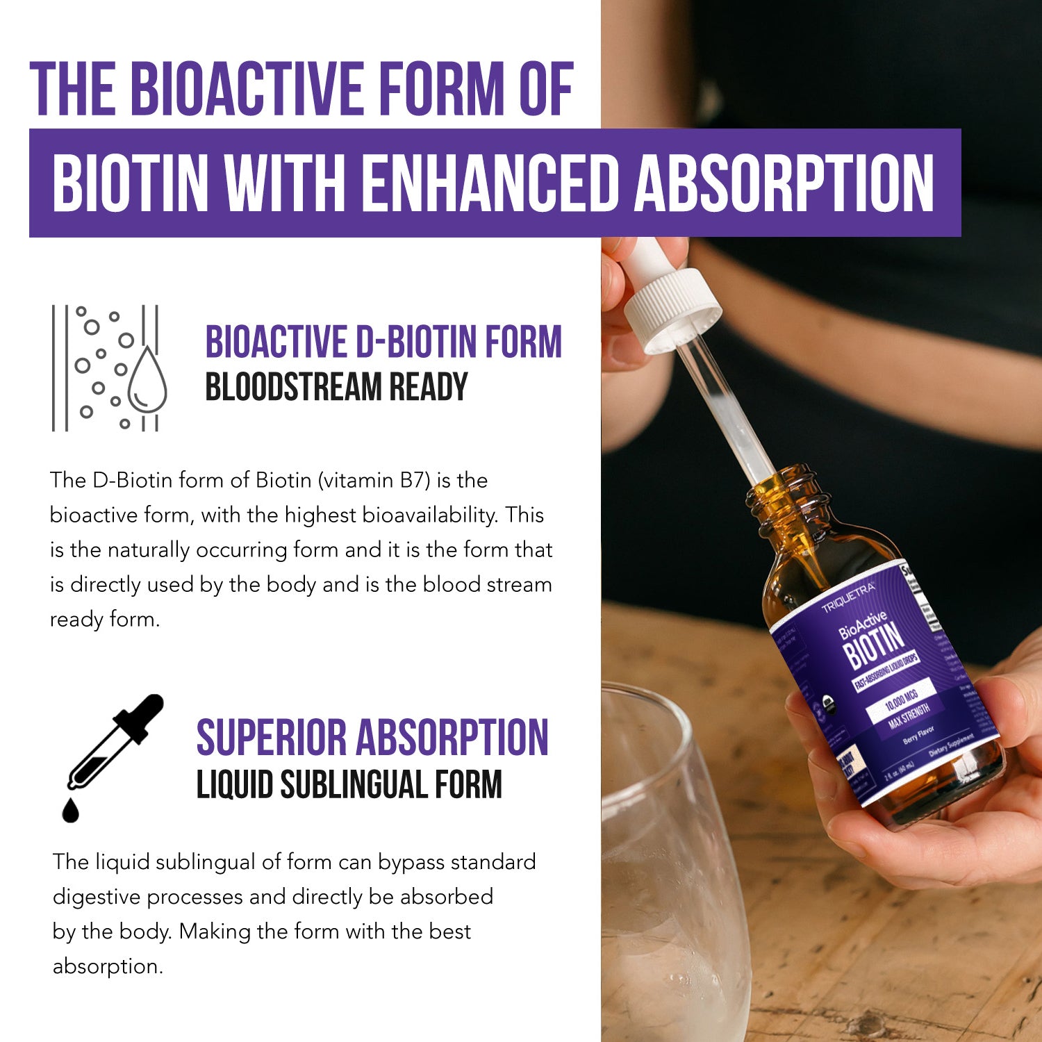 Liquid Sublingual Biotin