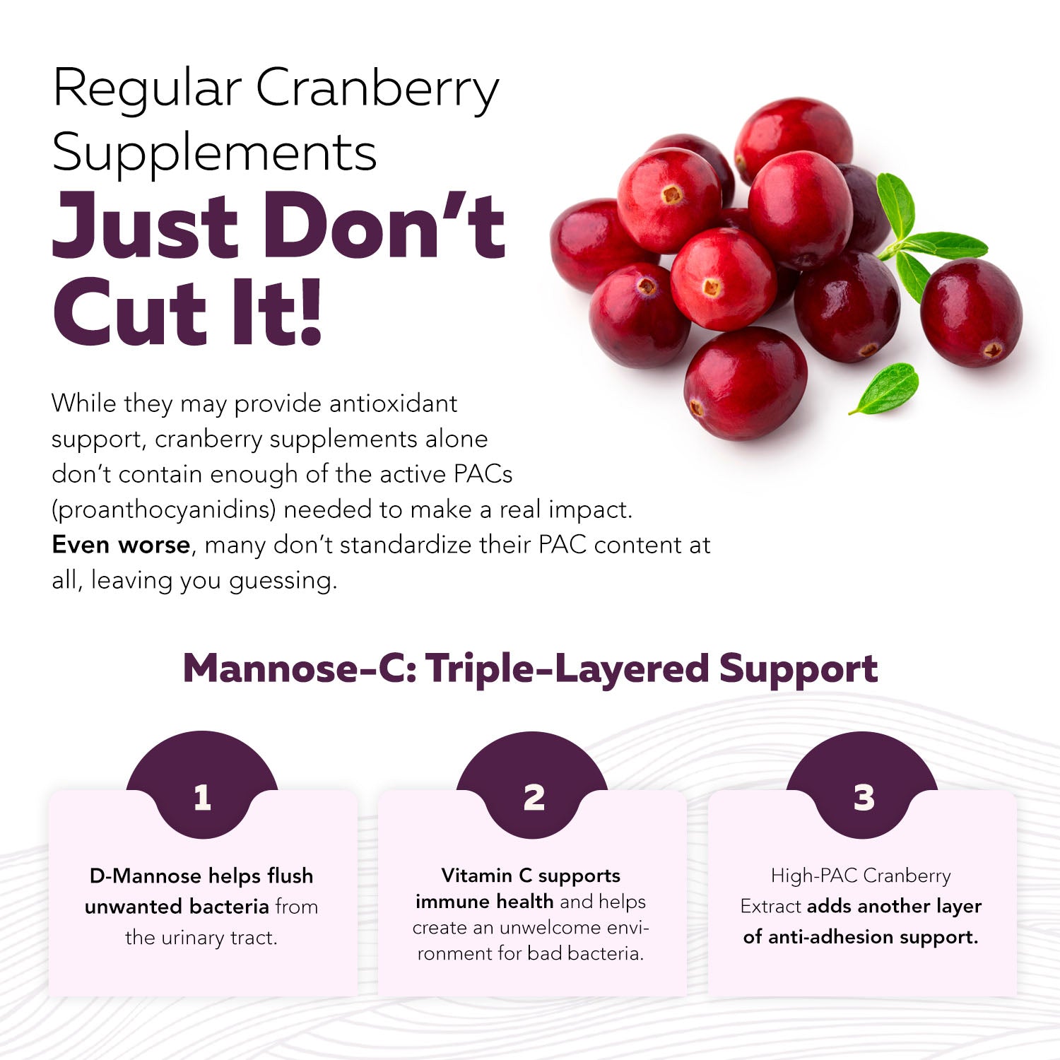 Mannose-C: Organic D-Mannose + Vitamin C for Natural UTI Support - Powder