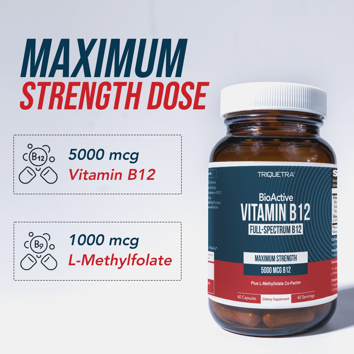 BioActive B12: Vitamin B12 Plus L-Methylfolate