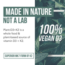 Organic Plant-D3 + K2 10000 IU Capsules