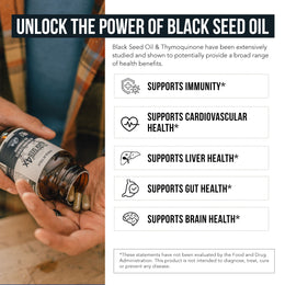 TQ-Advanced® 4X 25mg Black Seed Extract Capsules