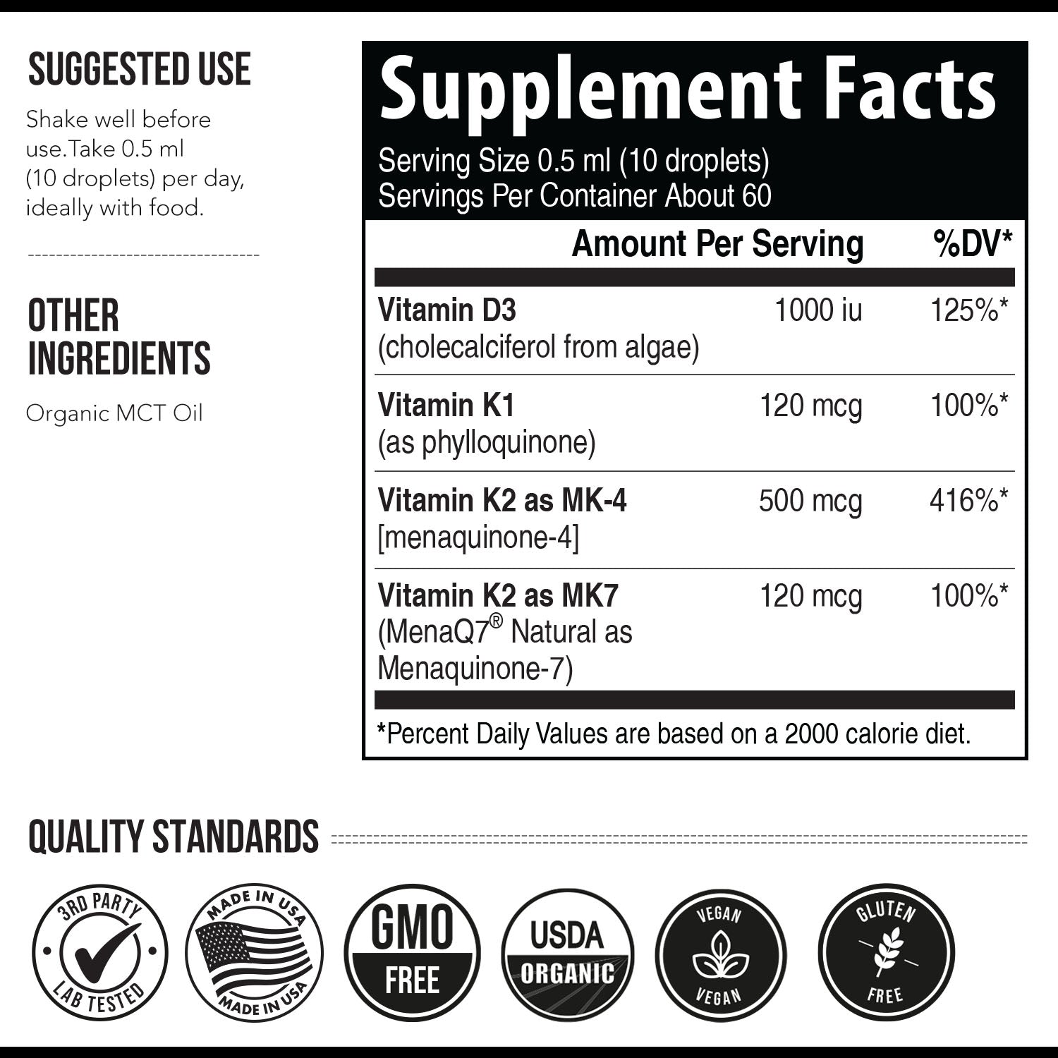 Total K2: Full-Spectrum Vitamin K2 (Liquid)