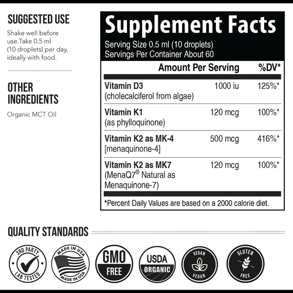 Total K2: Full-Spectrum Vitamin K2 (Liquid)