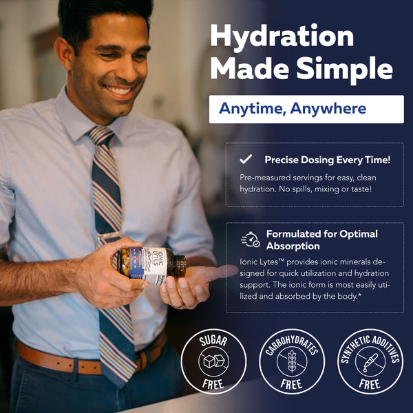 Ionic Lytes™ Electrolyte Mineral Complex with Fulvic & Humic Acid - Capsule