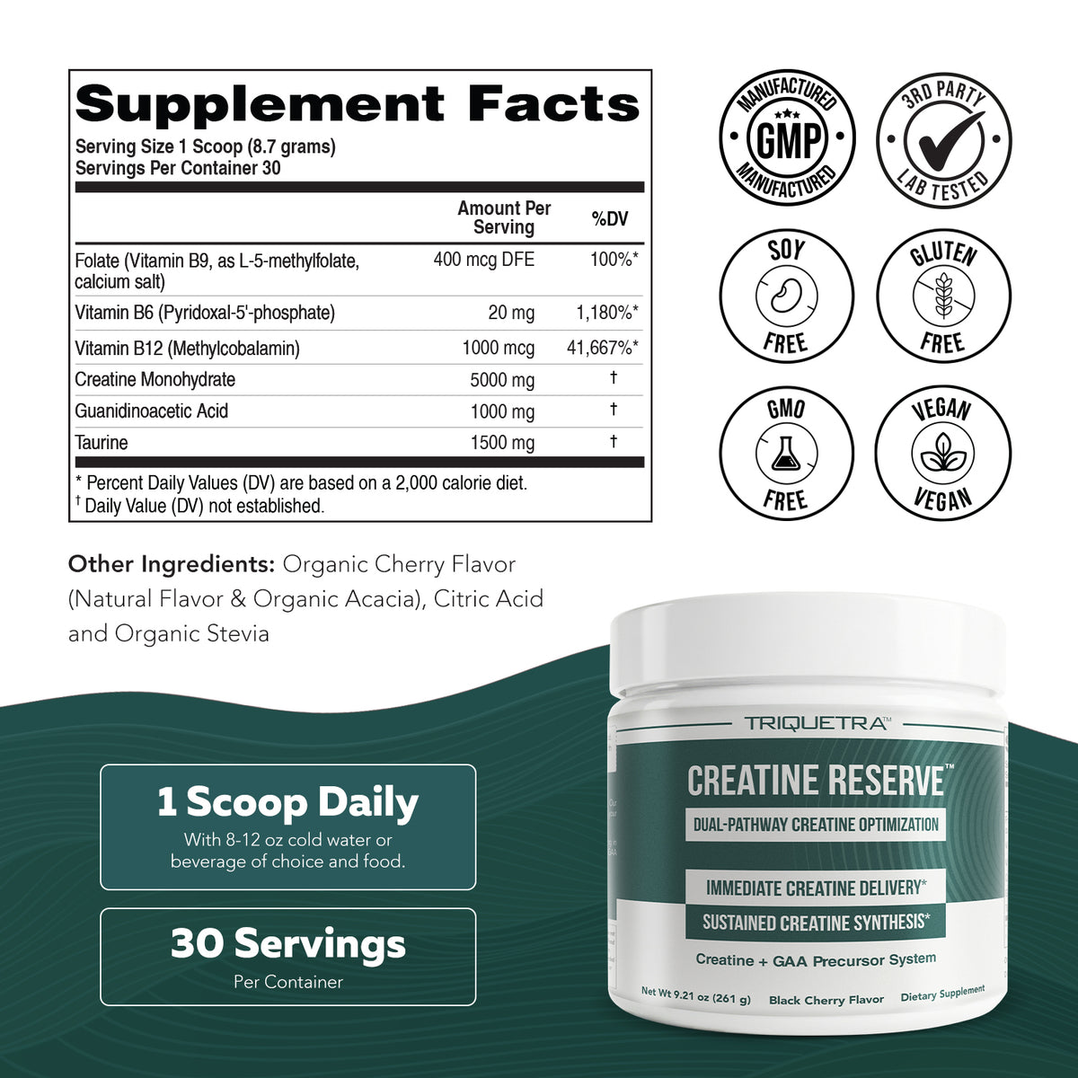 Creatine Reserve™ Powder - Dual Pathway Creatine Complex