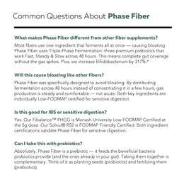 Phase Fiber™ Prebiotic Fiber Powder for Gut & Digestive Support