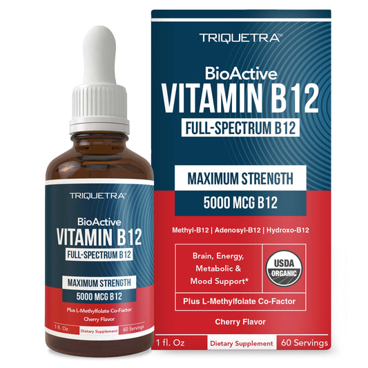 BioActive B12 Liquid: Vitamin B12 Plus L-Methylfolate