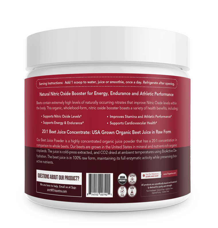 Organic BioBeet Juice Powder Black Cherry Flavor