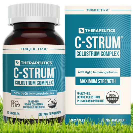 C-Strum: Organic Colostrum Capsules + Prebiotic