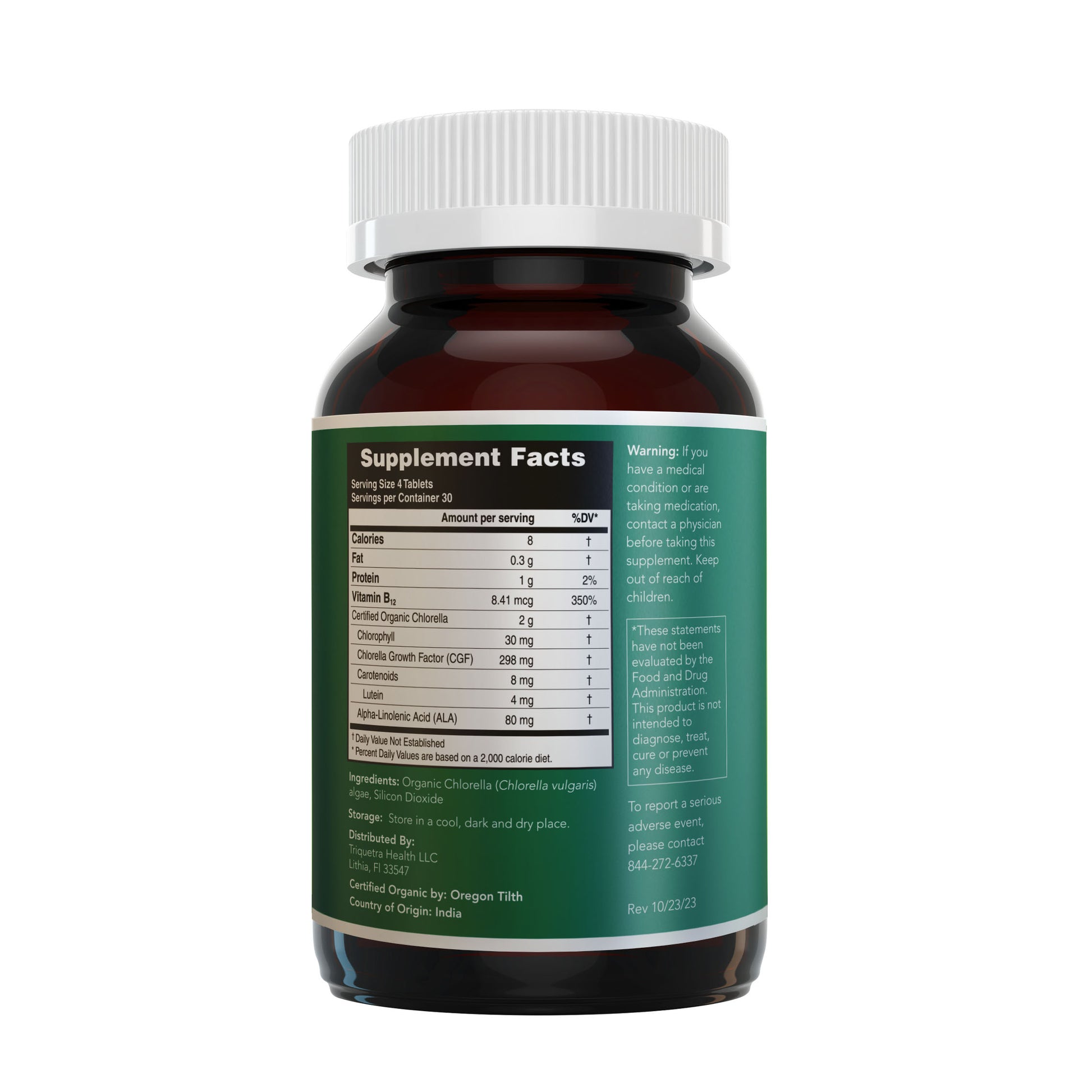 Organic BioChlorella Tablets