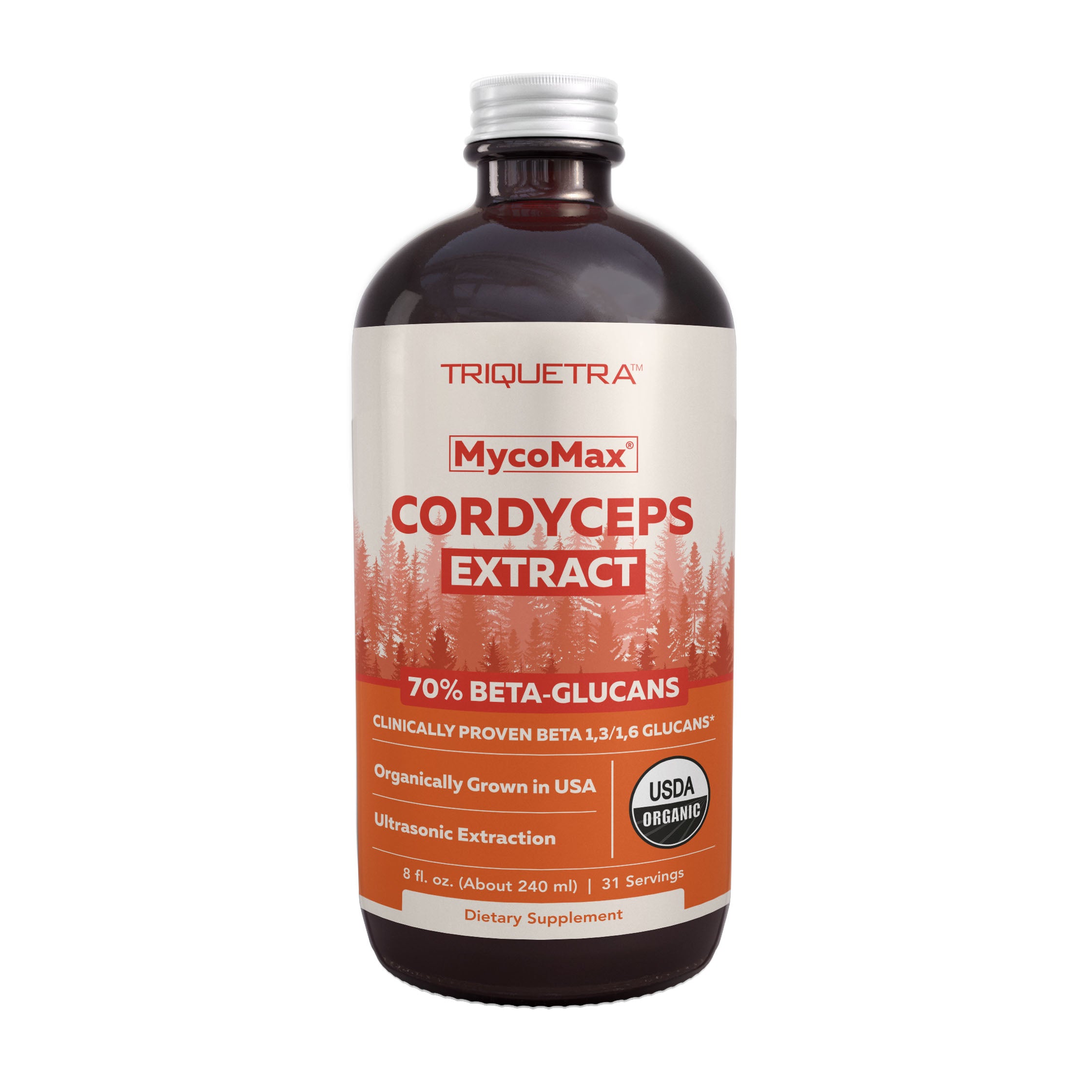 MycoMax Cordyceps Mushroom Extract - 70% Beta Glucans – Triquetra™