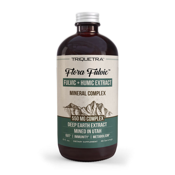 Flora Fulvic Liquid | Fulvic Acid + Humic Acid Complex – 550 mg