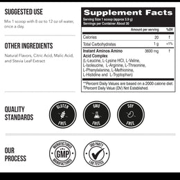 Instant Aminos Powder - EAA + BCAA | Next Generation Aminos