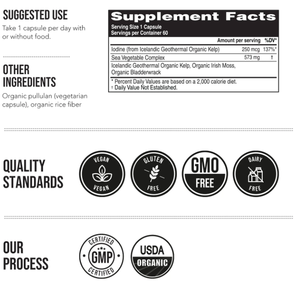 Plant Iodine Whole-Food Iodine Supplement