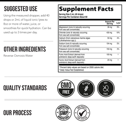 Ionic Lytes™ Electrolyte Mineral Complex with Fulvic & Humic Acid - Liquid
