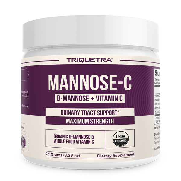 Mannose-C: Organic D-Mannose + Vitamin C for Natural UTI Support - Powder