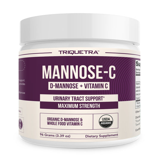 Mannose-C: Organic D-Mannose + Vitamin C for Natural UTI Support - Powder