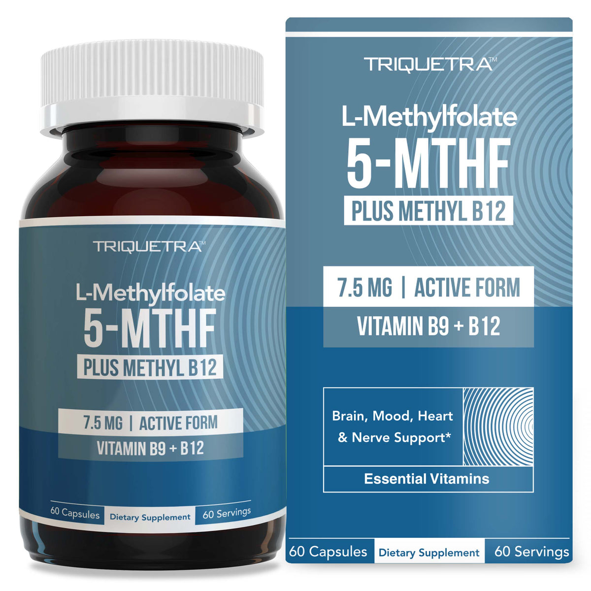 L-Methylfolate (7.5 mg) Plus Methyl B12 Capsules