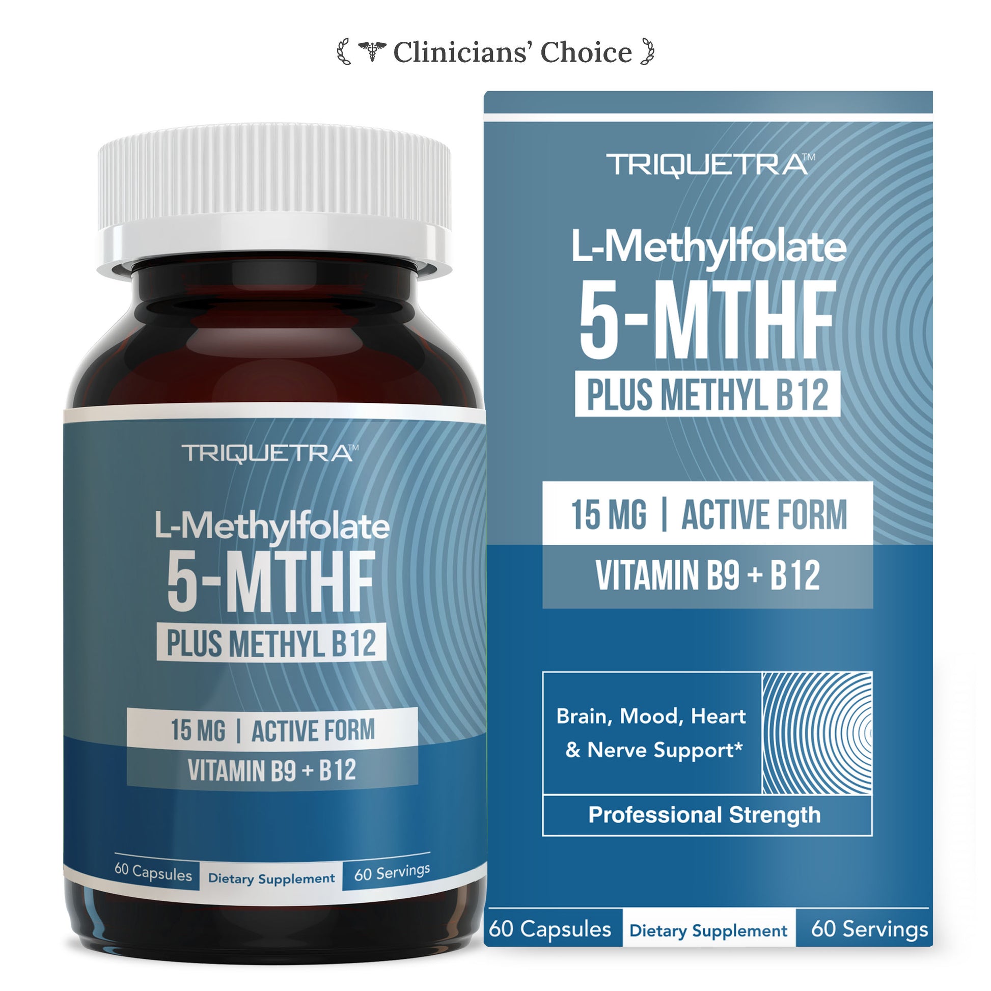 L-Methylfolate (15 mg) Plus Methyl B12 Capsules