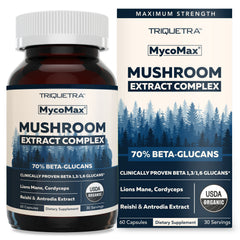 MycoMax Mushroom Complex Capsules - 70% Beta Glucans New - Triquetra™