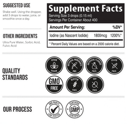 Ionic Nascent Iodine Liquid Supplement