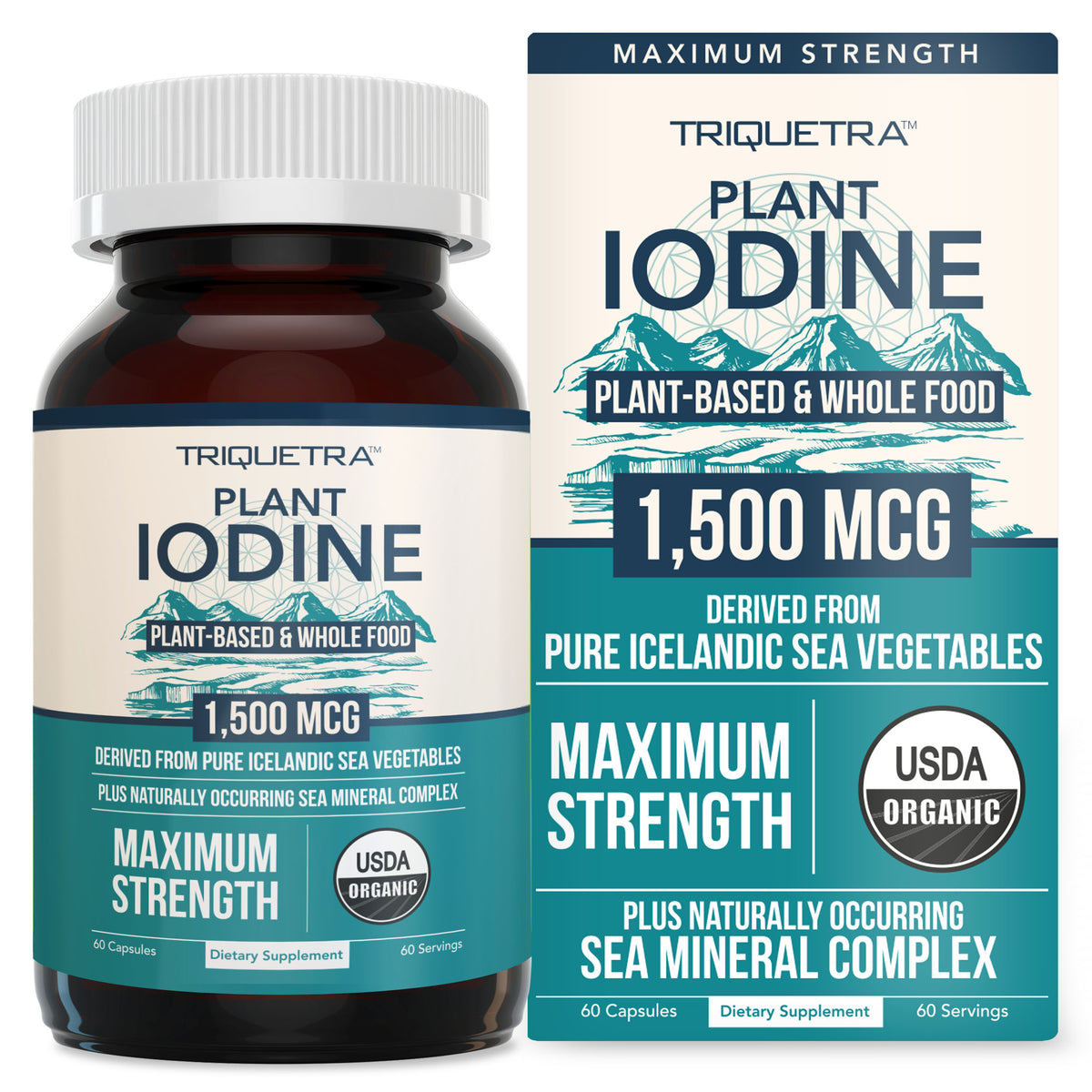 Plant Iodine (1500 mcg) Whole-Food Iodine Supplement