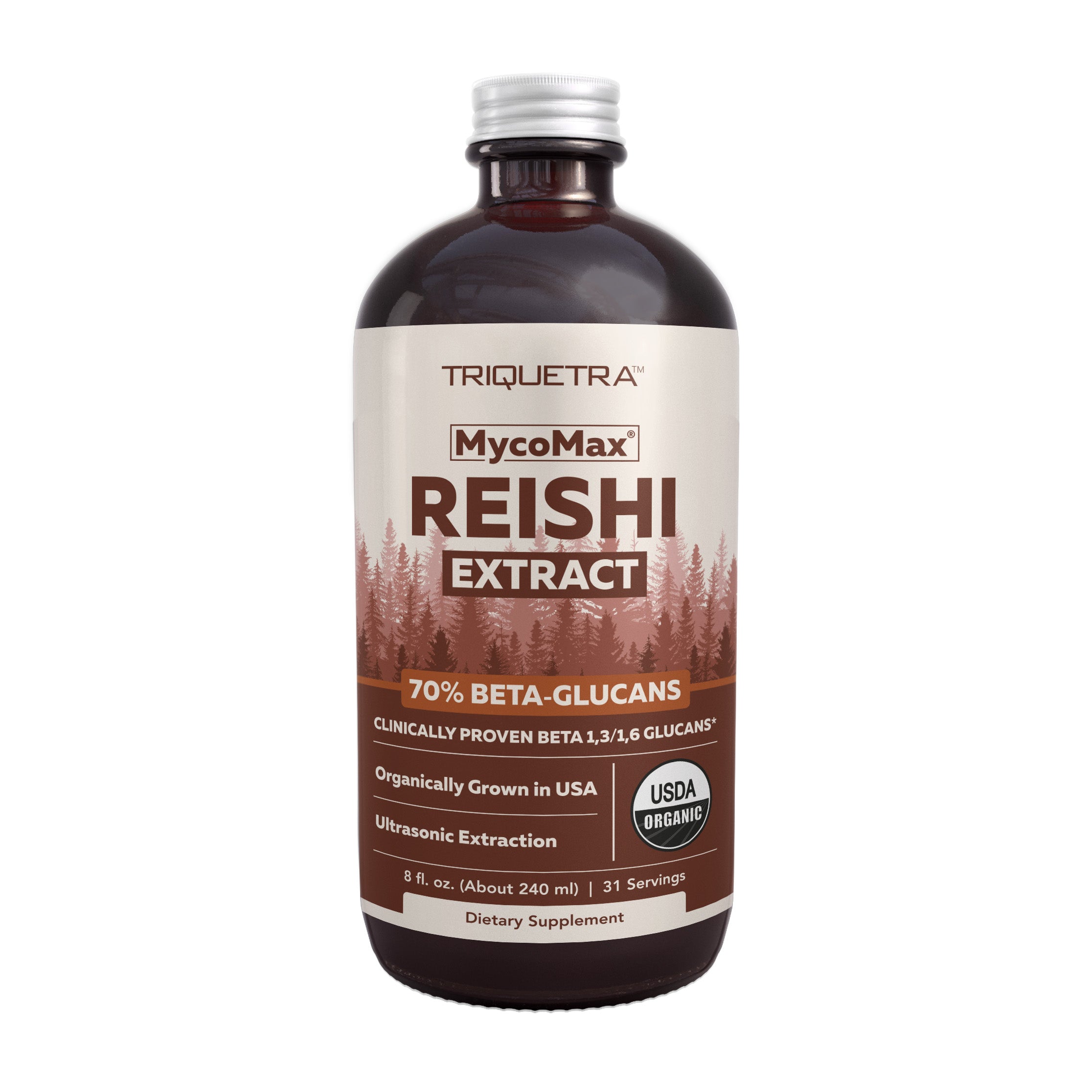 MycoMax Reishi Mushroom Extract - 70% Beta Glucans – Triquetra™