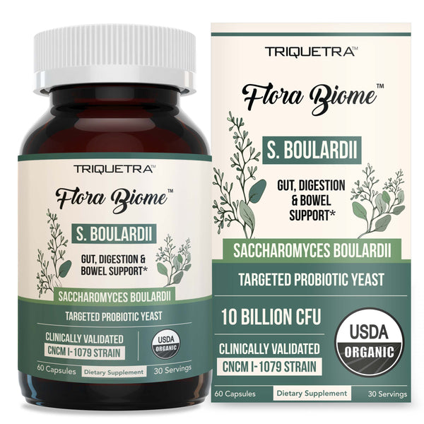Organic Saccharomyces Boulardii - 10 Billion CFU