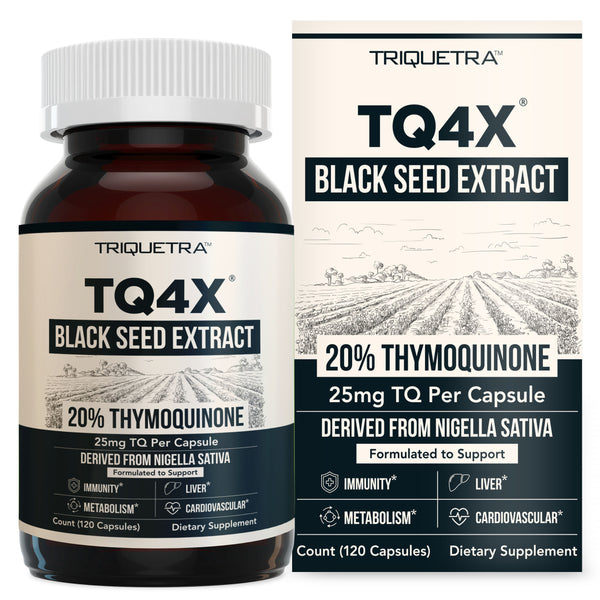 TQ-Advanced® 4X 25mg Black Seed Extract Capsules