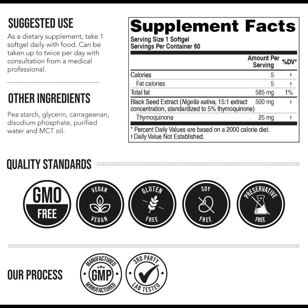 TQ-Advanced Black Seed Oil Softgels