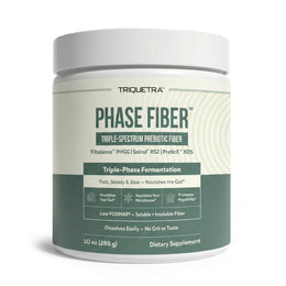 Triquetra Health Phase Fiber triple-spectrum prebiotic fiber powder with Triple-Phase Fermentation for gut support